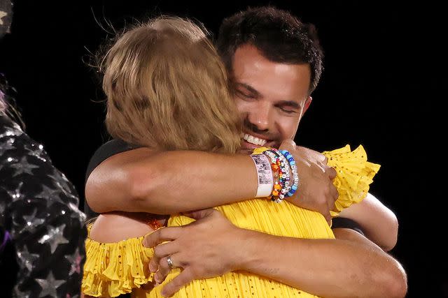 <p>John Shearer/TAS23/Getty Images for TAS </p> Taylor Swift and Taylor Lautner