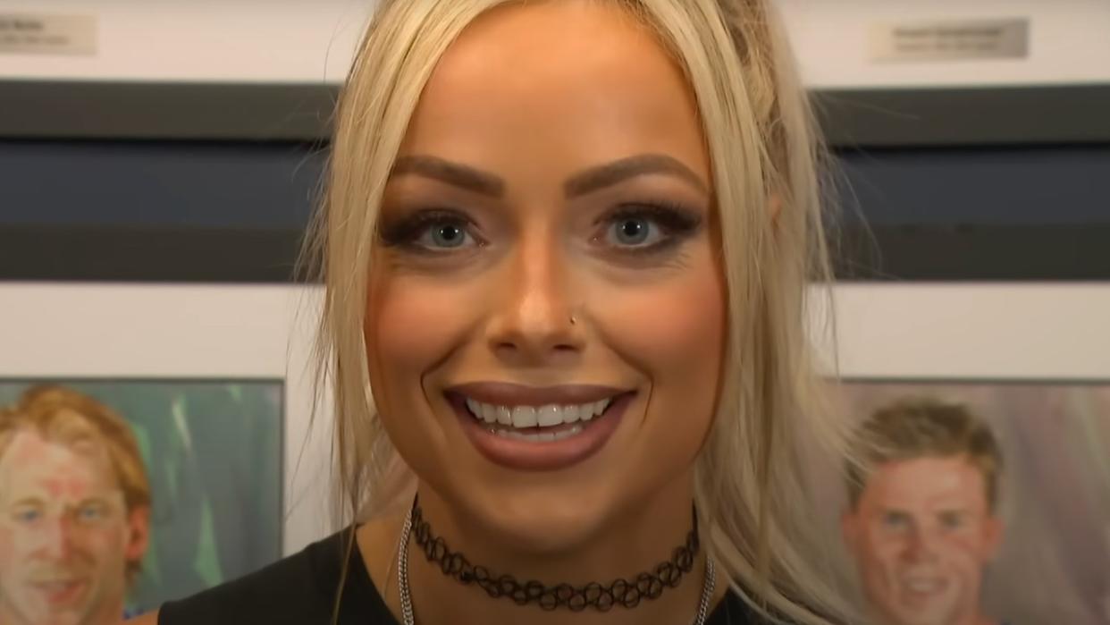  Liv Morgan in the WWE. 