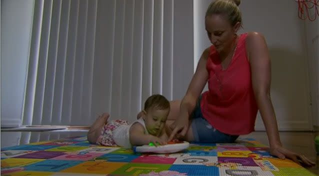 Baby Stella has since recovered from the virus. Photo: 7 News