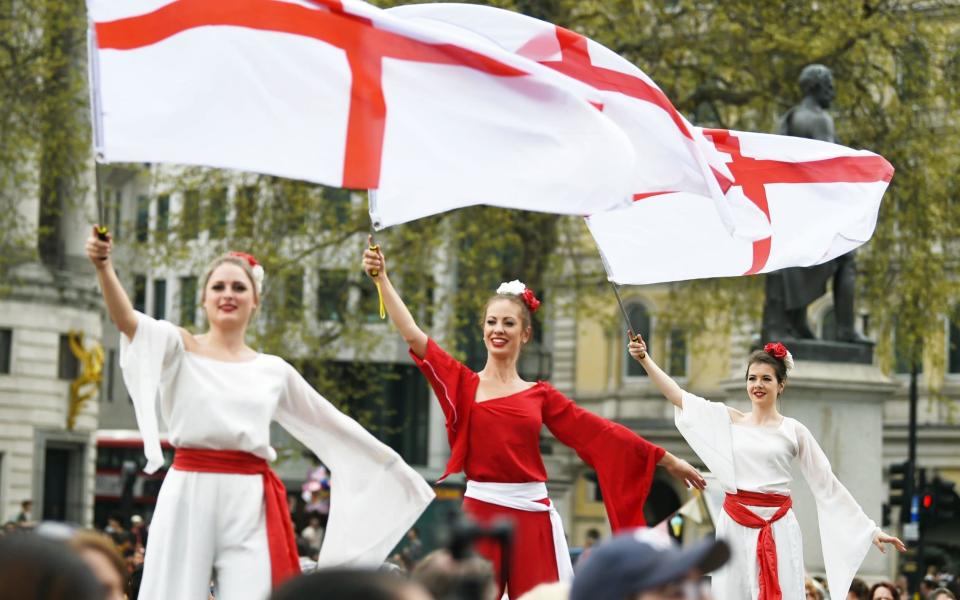 St George's Day would become a national holiday under Labour - Geoff Pugh for the Telegraph