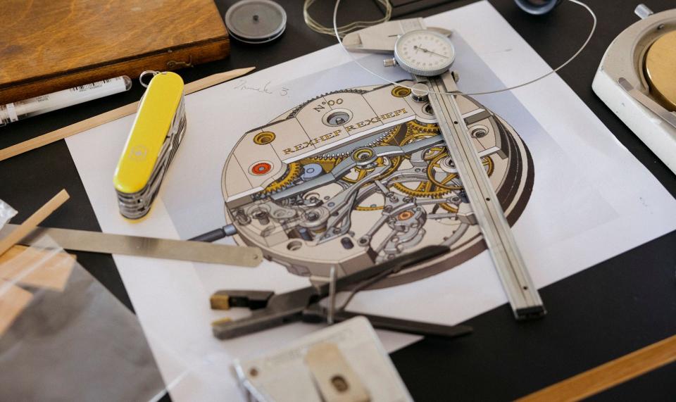 Rexhepi spent five years understanding the craft of watchmaking before he began planning to design his own