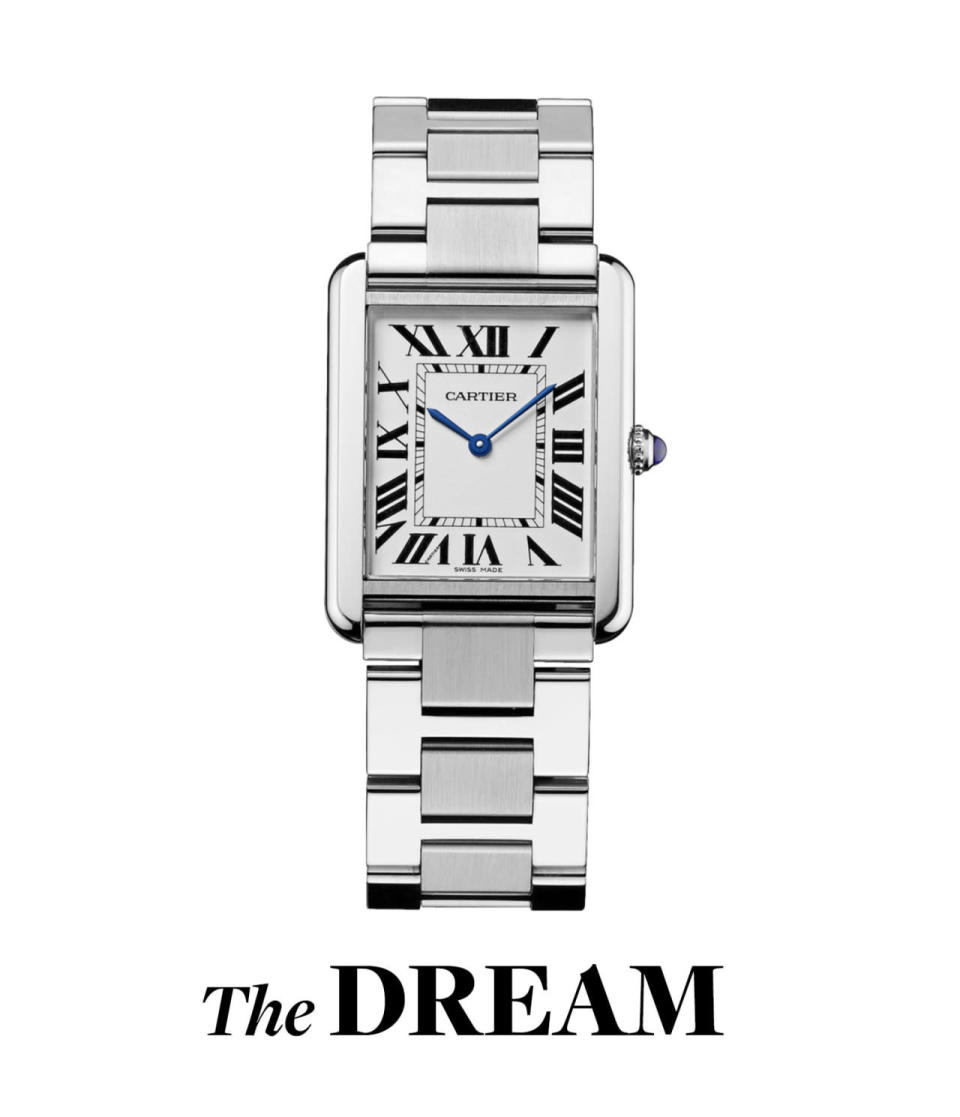 <p>Cartier Large Model Steel Tank Solo Watch, $2,780, <a href="http://www.cartier.us/en-us/collections/watches/mens-watches/tank/tank-solo/w5200014-tank-solo-watch.html" rel="nofollow noopener" target="_blank" data-ylk="slk:cartier.com;elm:context_link;itc:0;sec:content-canvas" class="link ">cartier.com</a></p><p><br></p>