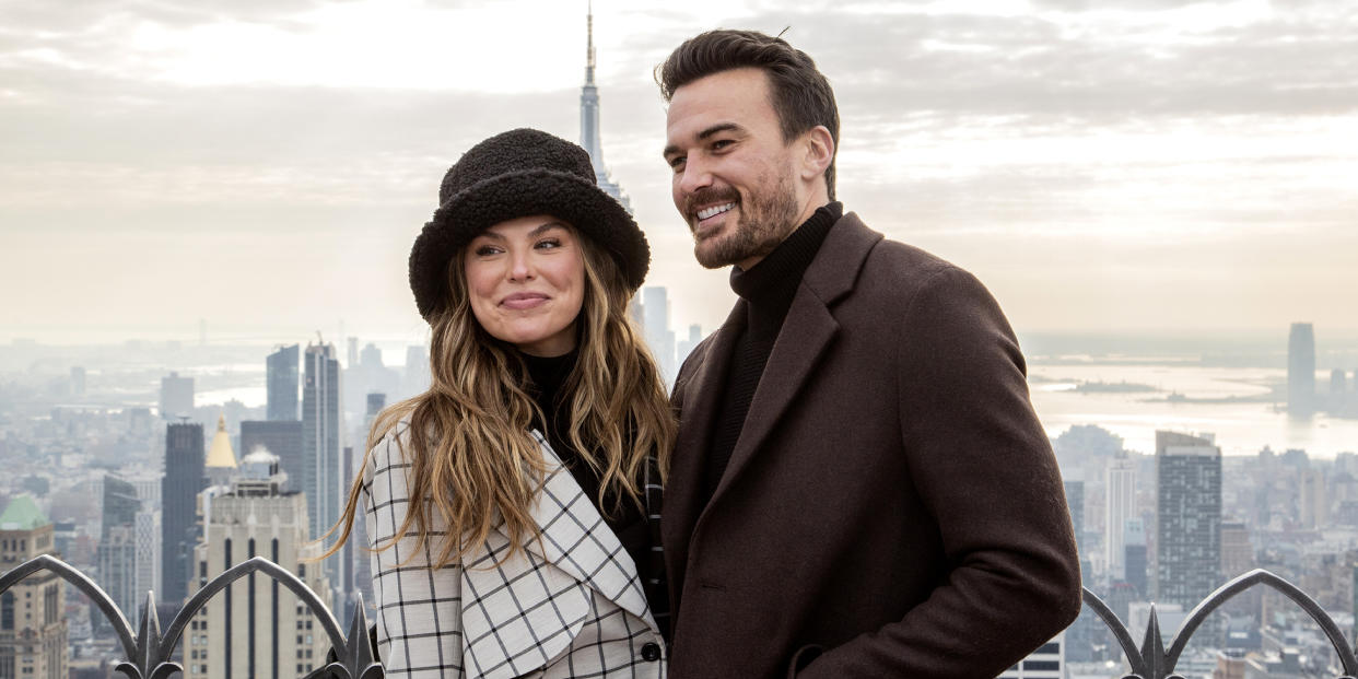 Author & TV Personality Hannah Brown Visits Rockefeller Center (Santiago Felipe / Getty Images)