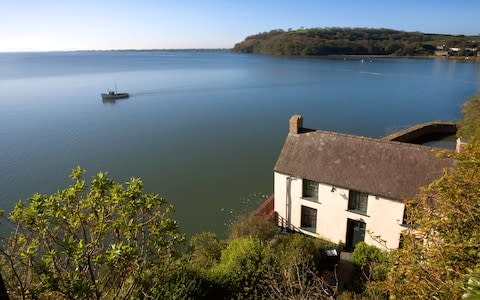 Laugharne boathouse - Credit: Getty