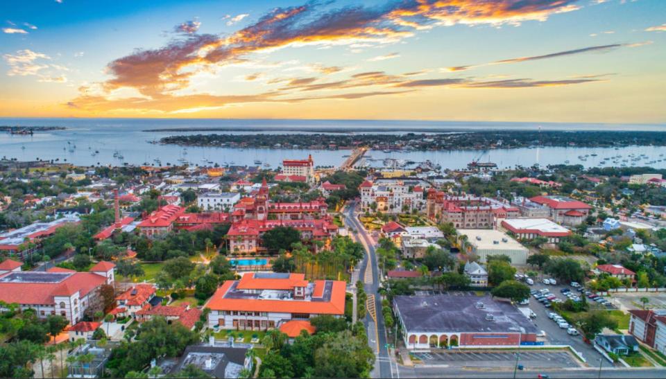 "St. Augustine is a perfect town for a romantic trip because of its historic charm," according to New York Travel Guides.