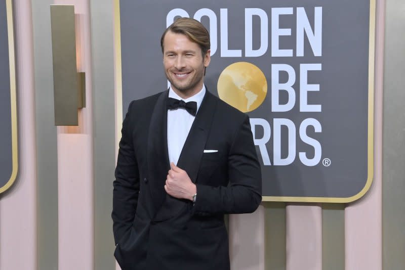 Glen Powell attends the Golden Globe Awards in January. File Photo by Jim Ruymen/UPI