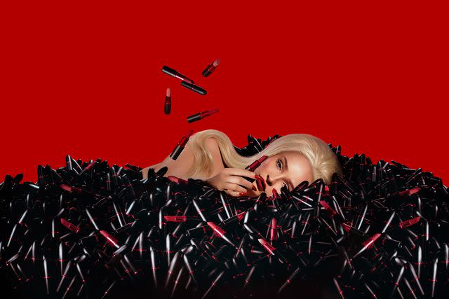 <p>Courtesy of MAC Cosmetics</p> Kim Petras stars in MAC Cosmetics' Viva Glam campaign.