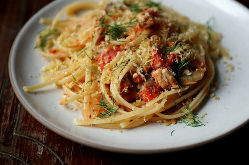 Linguine with Sardines, Fennel, and Tomato