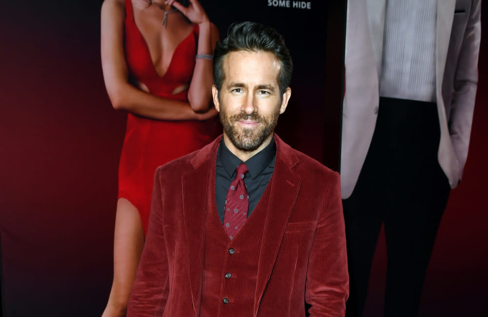 Ryan Reynolds at the Red Notice world premiere in Los Angeles credit:Bang Showbiz