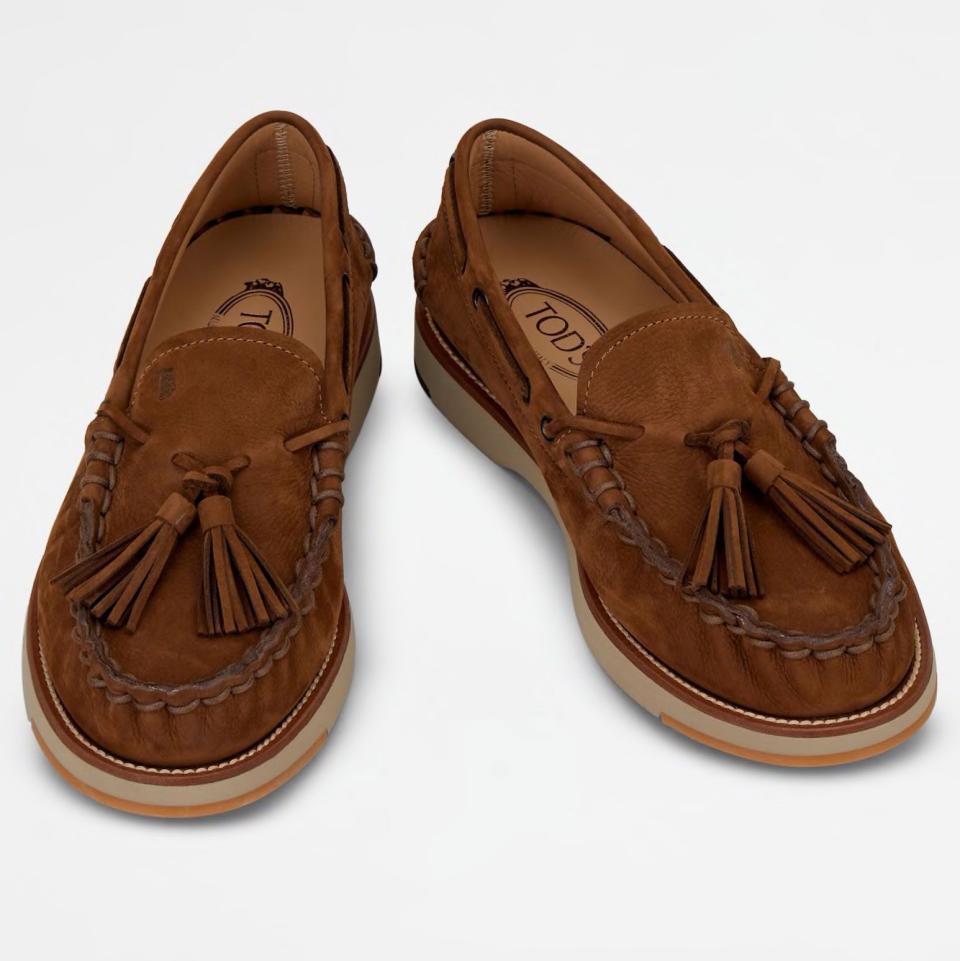 Nubuck Tassel Loafers