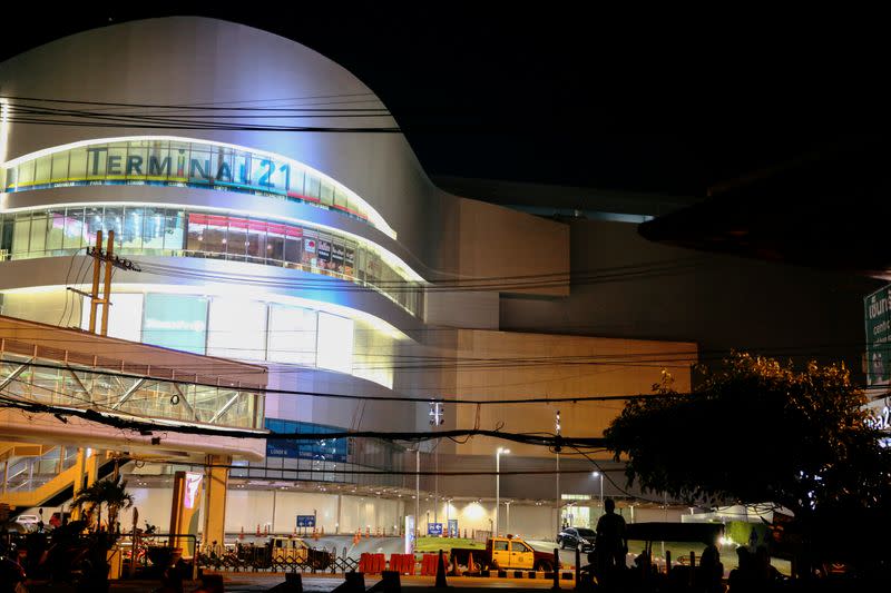 General view of the Terminal 21 shopping mall is seen after a mass shooting in Nakhon Ratchasima
