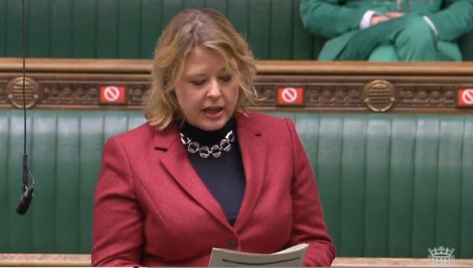 Conservative MP Nickie Aiken (Cities of London and Westminster) (Parliament TV)