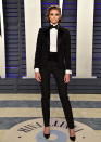 El año pasado también fue a la fiesta de Vanity Fair. Sin embargo, en 2019 optó por un look masculino y deslumbró con este traje de Ralph Lauren. (Foto: Axelle / Bauer-Griffin / Getty Images)