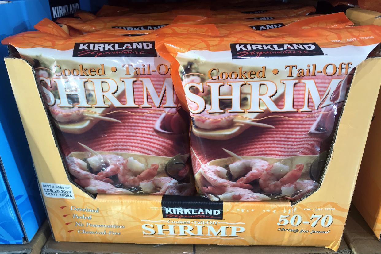 Kirkland Signature Cooked Tail-On Shrimp