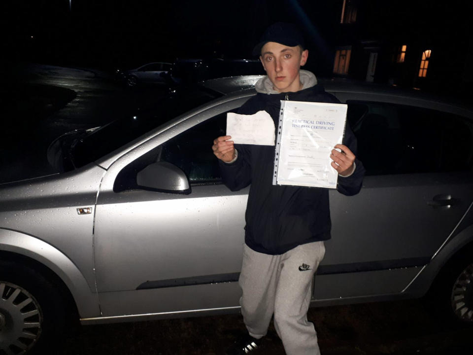 William only passed his test a few weeks ago (Mercury)