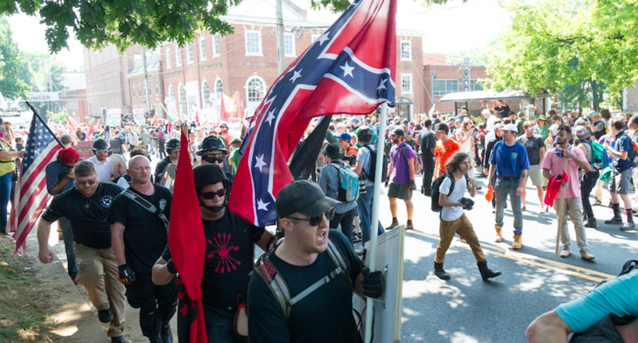 In Charlottesville versammelte sich die rechte Bewegung der USA