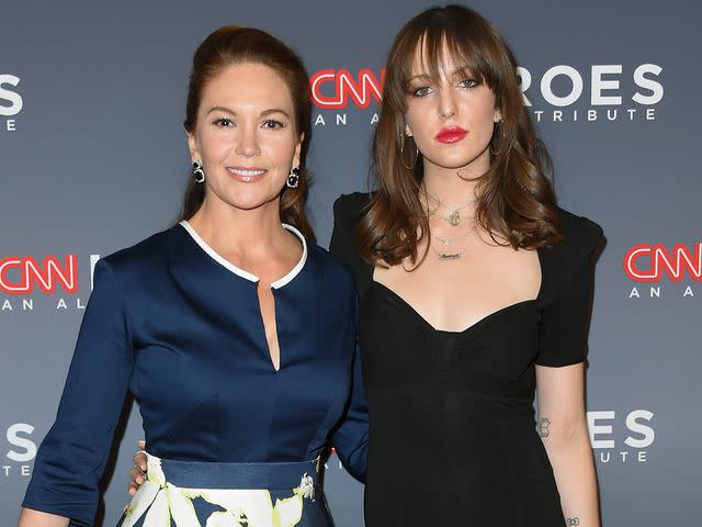 <p>Michael Loccisano/Getty </p> Diane Lane and Eleanor Lambert attend CNN Heroes 2017 at the American Museum of Natural History on December 17, 2017.