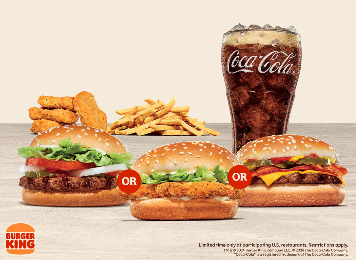 Burger King: $5 offer for your desired menu