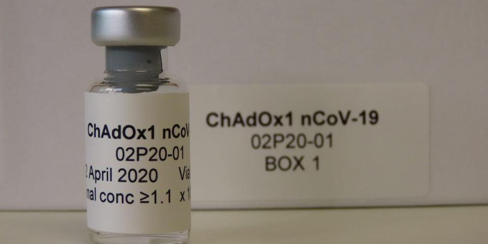 coronavirus vaccine vial oxford vaccine group