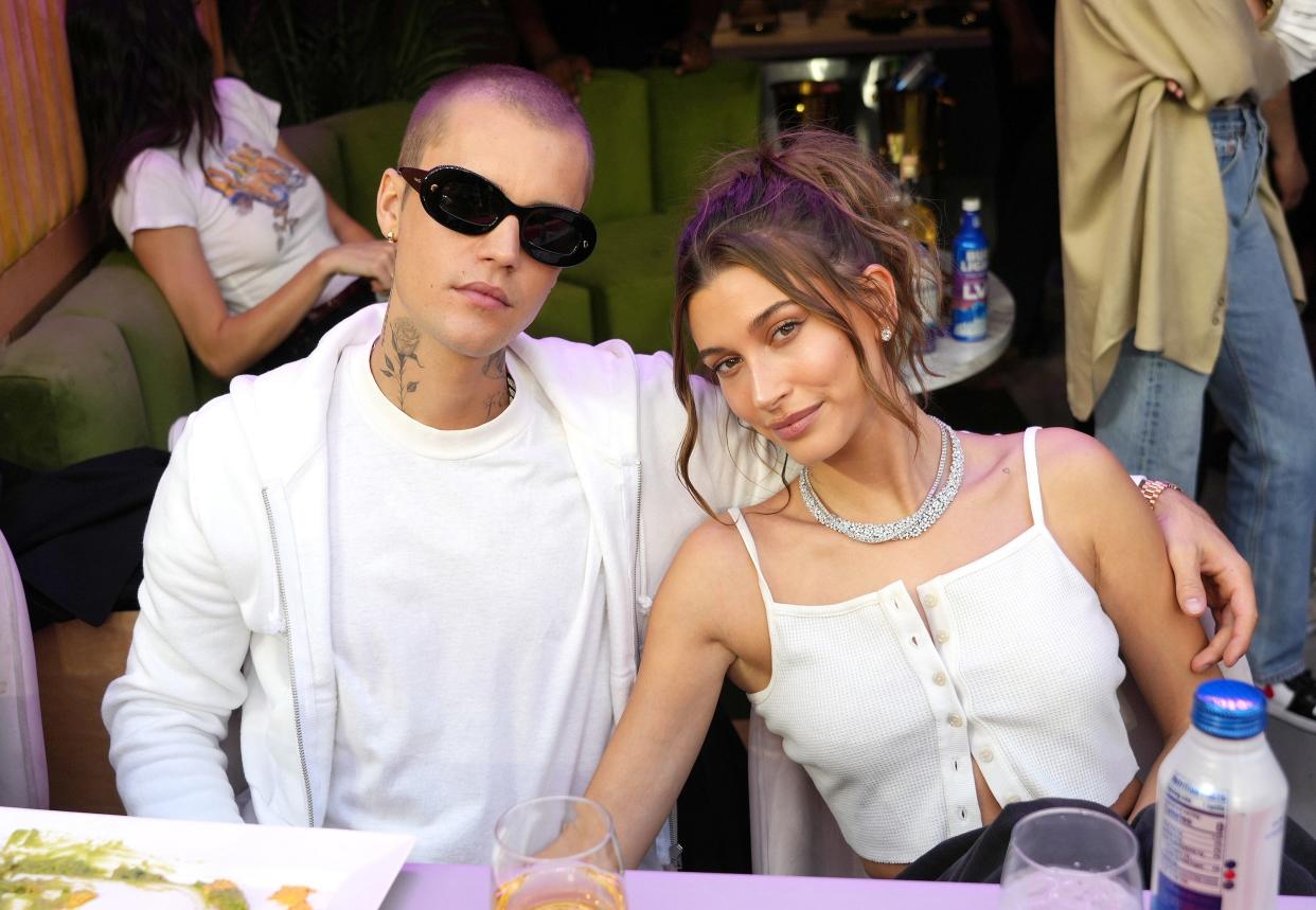 justin bieber hailey baldwin super bowl