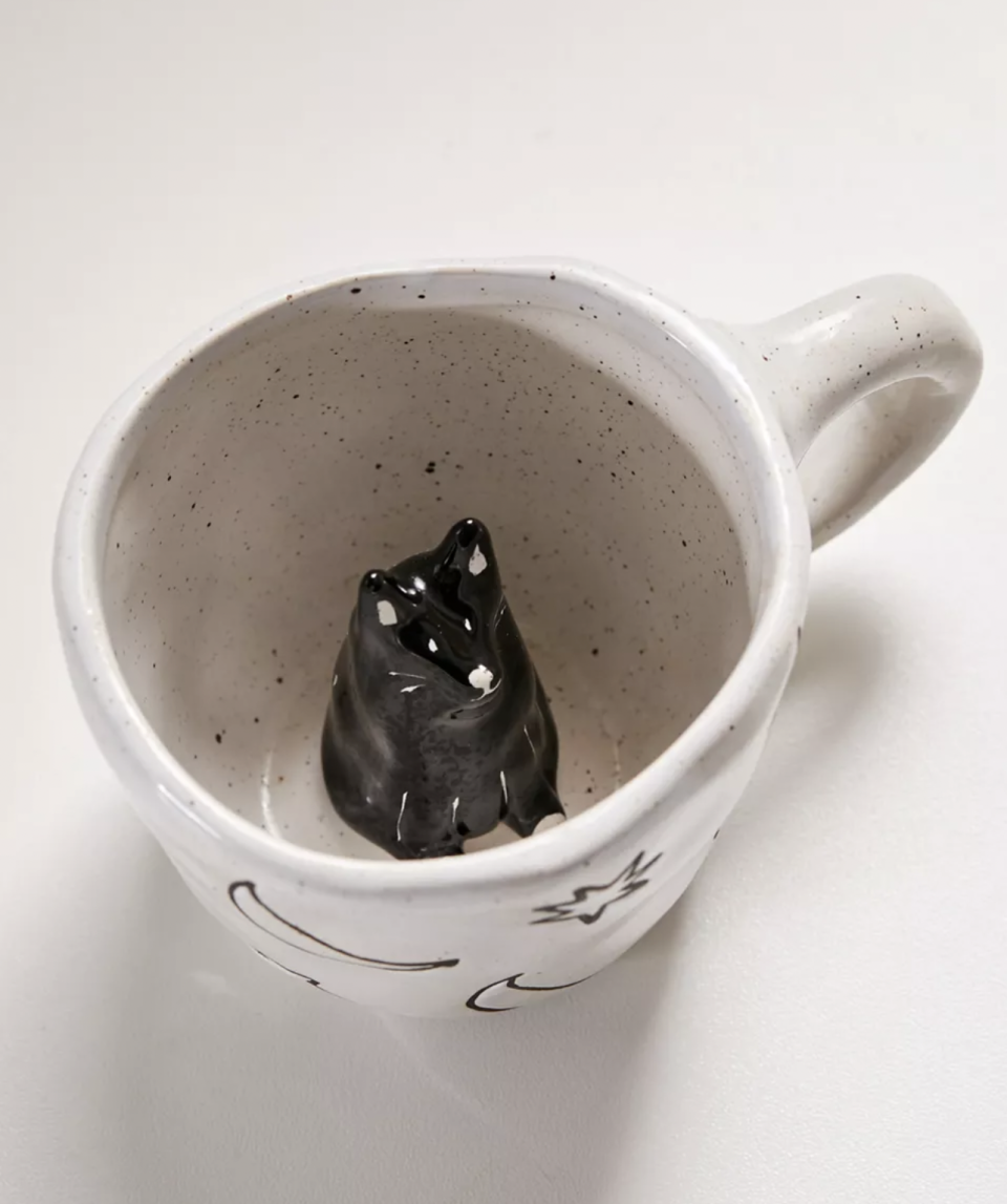 Peekaboo Cat Ceramic Mug