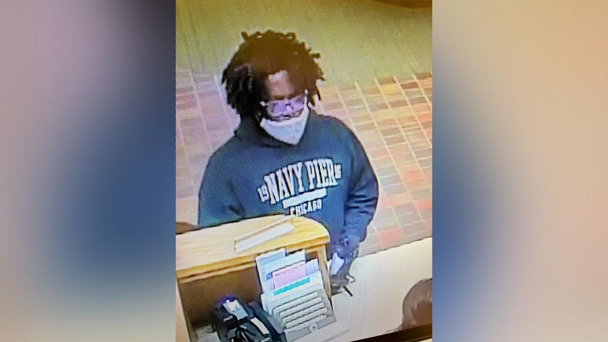 <div>The alleged suspect in the bank robbery in Alexandria. Photo courtesy of the Alexandria Police Department.</div> <strong>(Supplied)</strong>