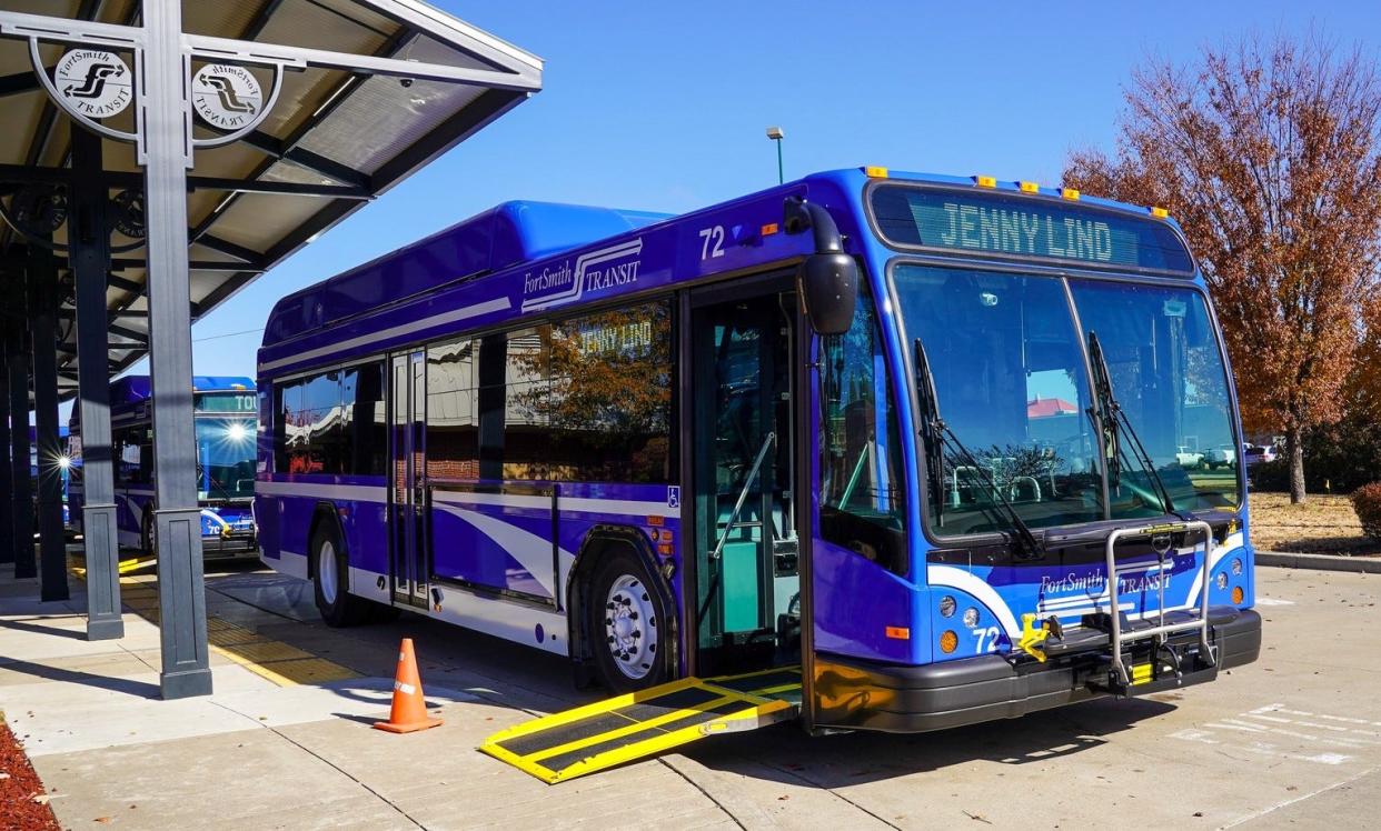 New buses were unveiled by Fort Smith Transit as the buses were ready to roll on Monday, Nov. 28, 2022.