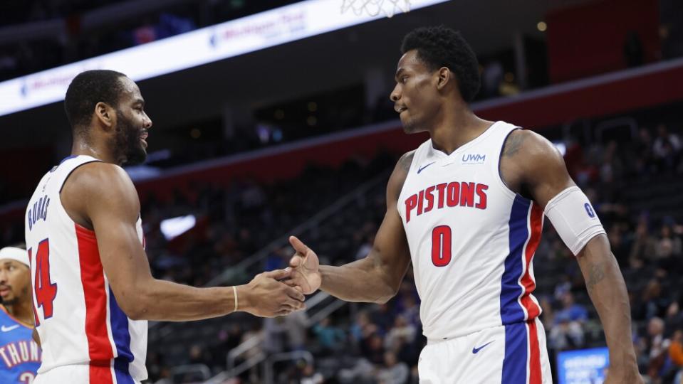 NBA: Oklahoma City Thunder at Detroit Pistons