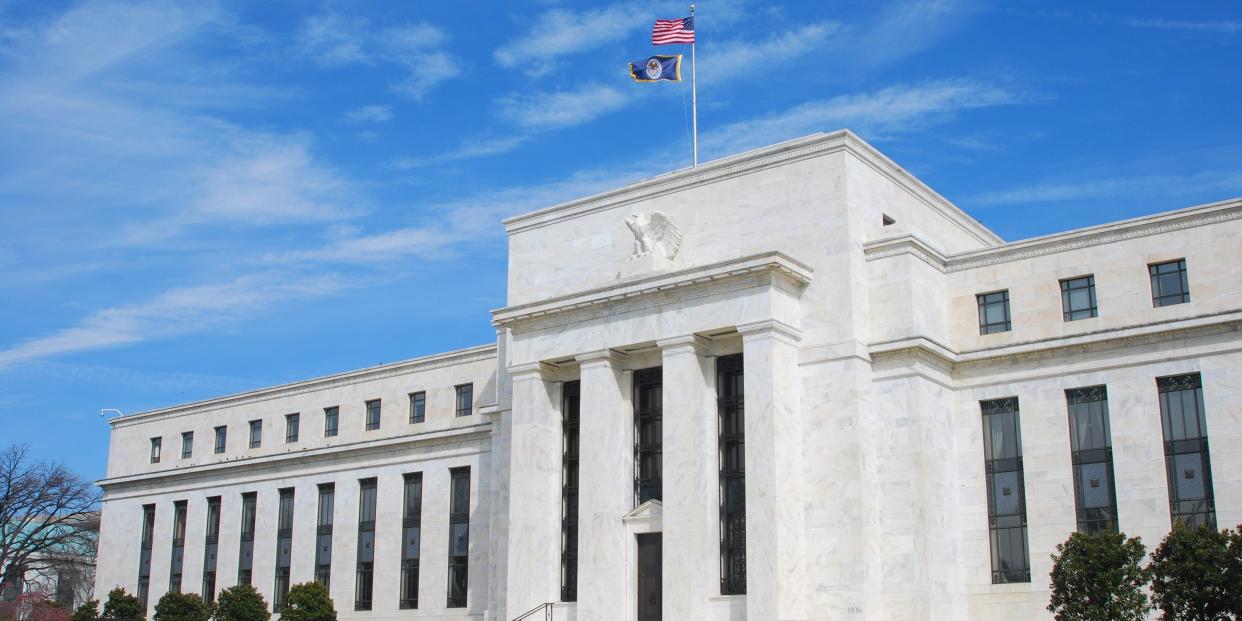 The US Federal Reserve building in Washington DC