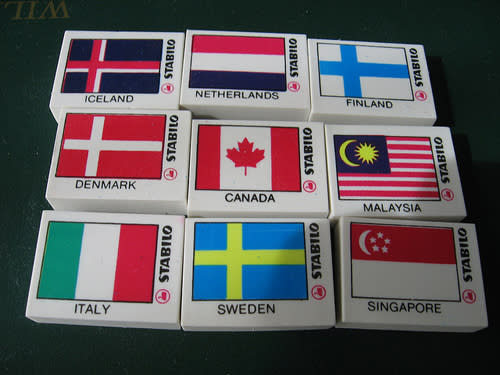 Flag erasers