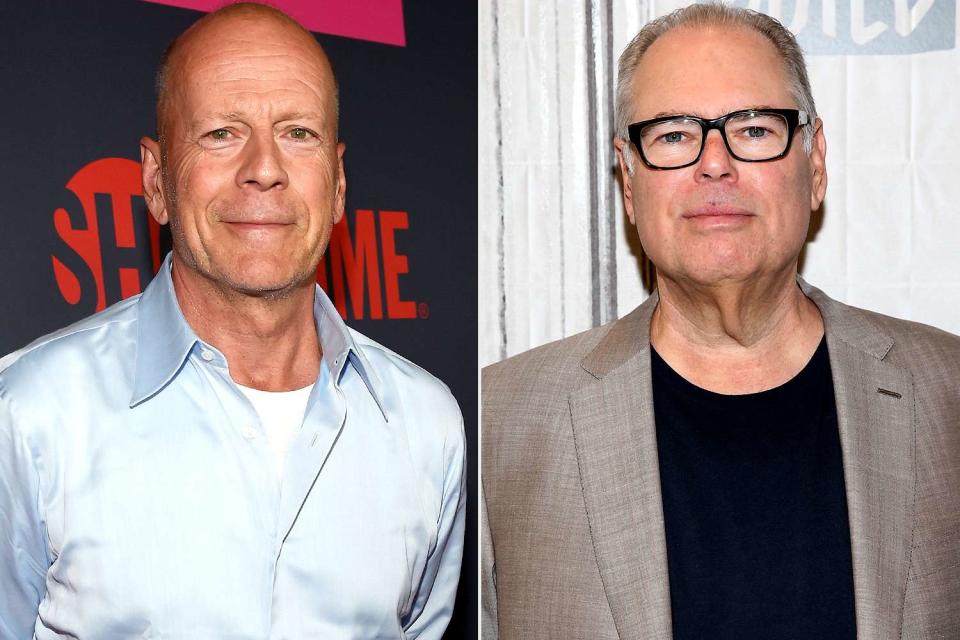 <p>David Becker/Getty Images; Bennett Raglin/Getty Images</p>  Bruce Willis and Glenn Gordon Caron