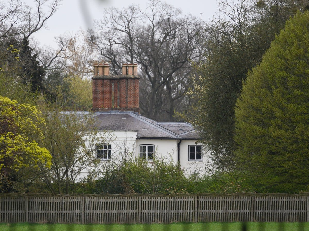 Harry is staying at Frogmore Cottage ahead of the funeral (Getty Images)