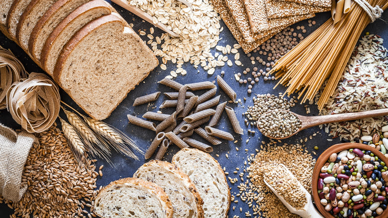 healthy breads and grains