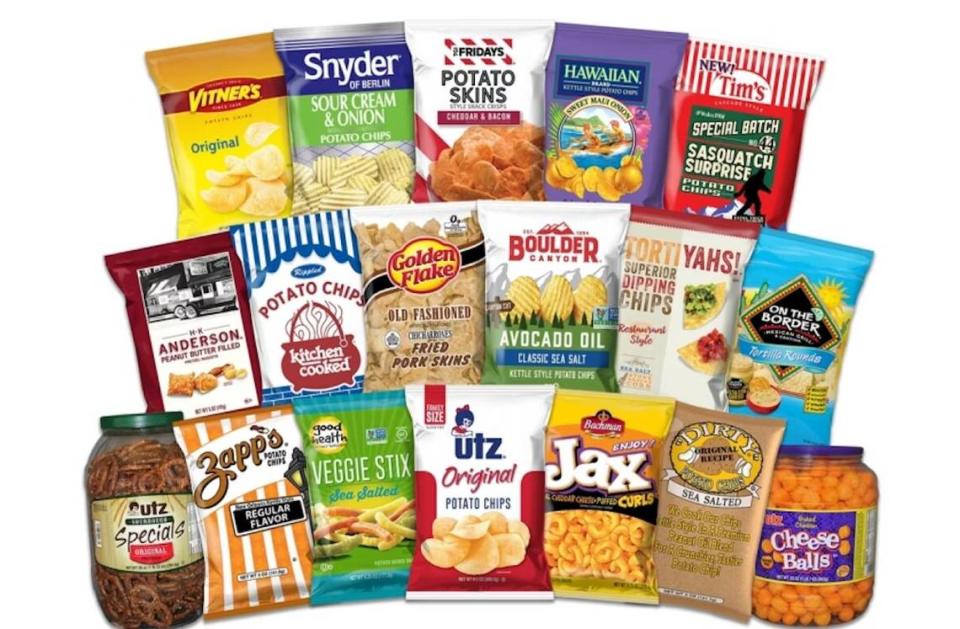 Utz makes a variety of snack products.