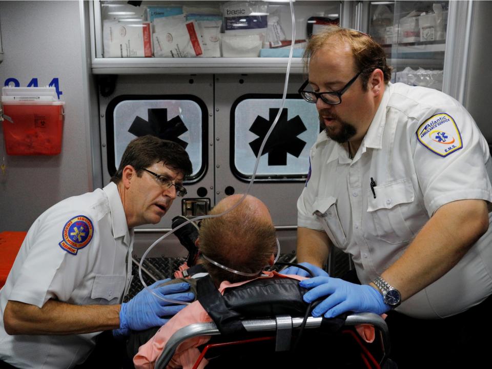 Opioid overdose ambulance EMT