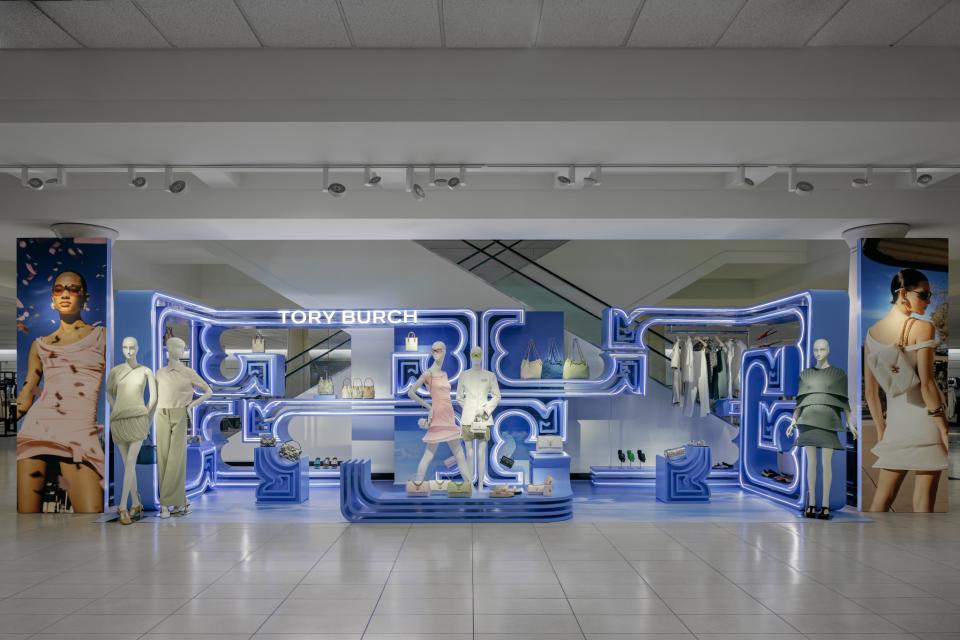 The Tory Burch pop-up shop at Nordstrom Aventura Mall.