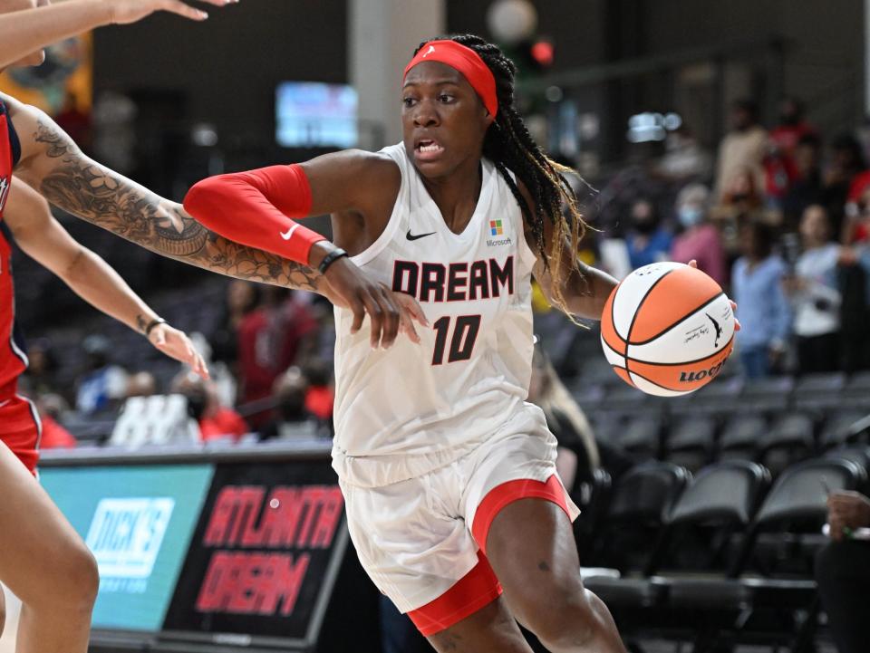 The Atlanta Dream selected Rhyne Howard with the first overall pick of the 2022 WNBA Draft.
