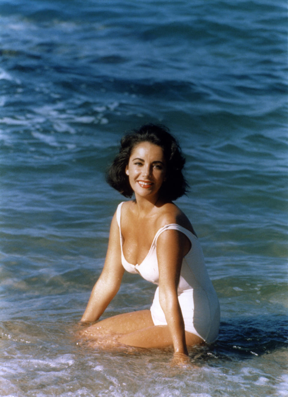 On&nbsp;the set of the 1959 movie "Suddenly Last Summer."&nbsp;