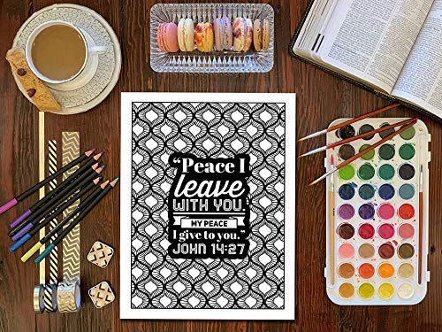 "Inspired To Grace, Verses For Men" Coloring Book for Men & Boys