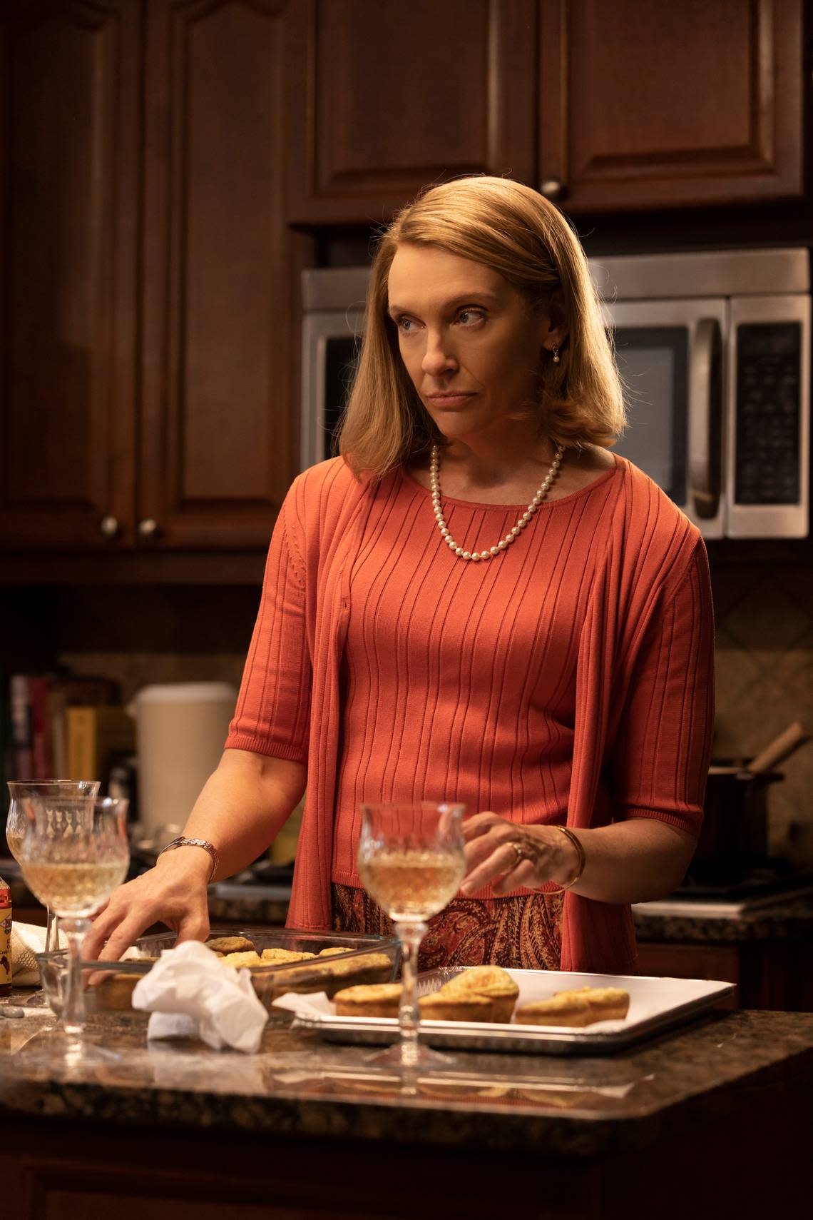 Toni Collette as Kathleen Peterson in the HBO Max series “The Staircase.”