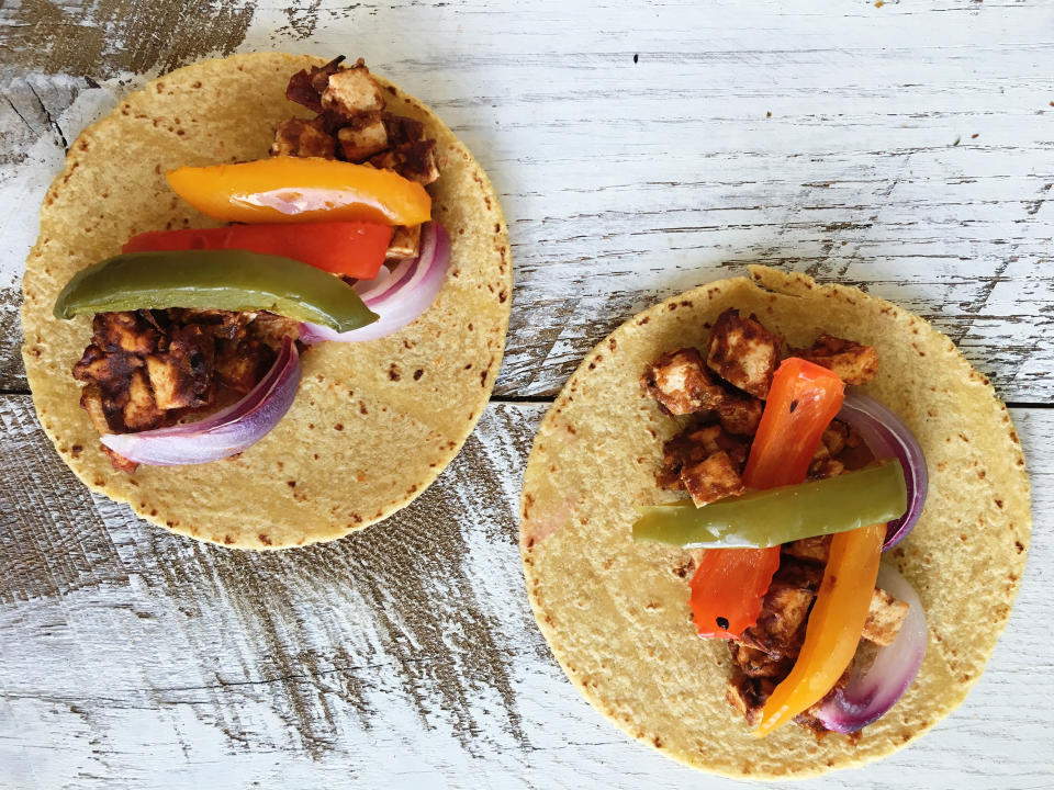 Sheet Pan Chipotle Tofu Tacos