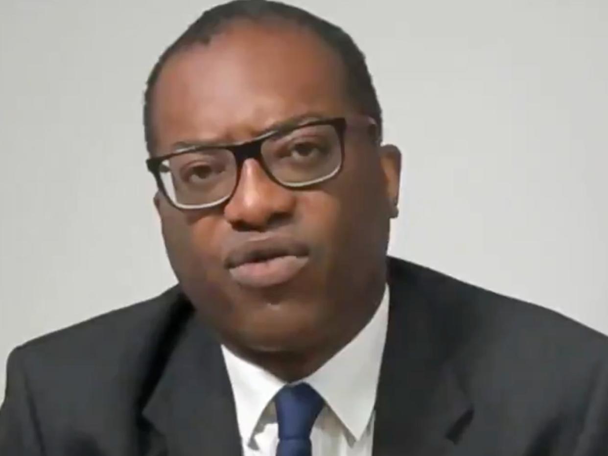 Business secretary Kwasi Kwarteng (Sky News)