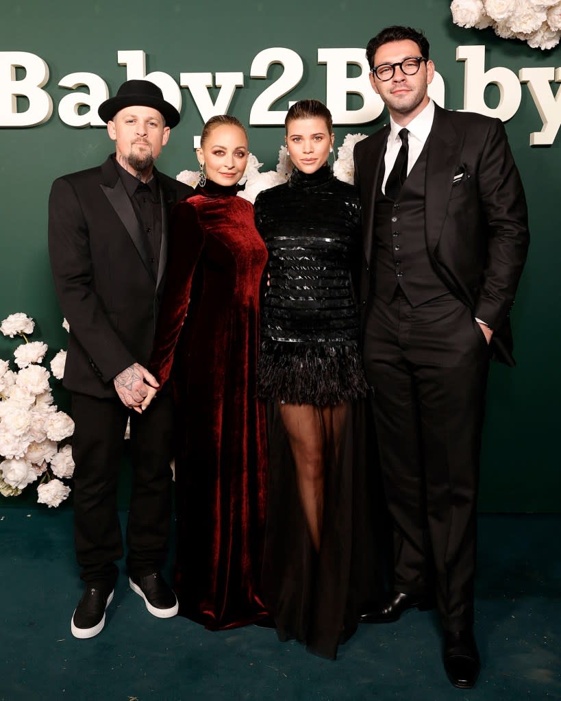 Sisters Nicole Richie and Sofia Richie Make Rare Red Carpet Appearance at Baby2Baby Gala