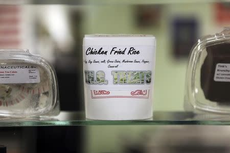 Edible medical marijuana in the form of chicken fried rice is shown at the Northwest Patient Resource Center in Seattle, Washington January 27, 2012. REUTERS/Cliff DesPeaux