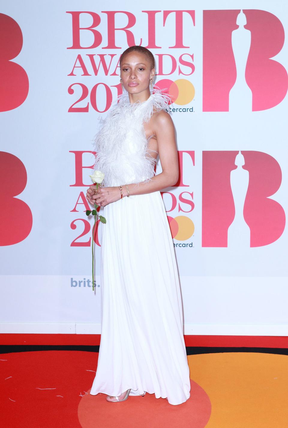 <p>Adwoa Aboah</p> <p>What: Sonia Rykiel</p> <p>Where: At the Brit Awards, London</p> <p>When: February 21, 2018</p>