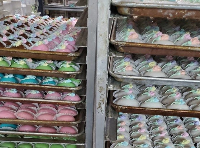 "Augusta Easter Eggs" made famous locally by Smoak's Bakery are still available today at A Piece of Cake.