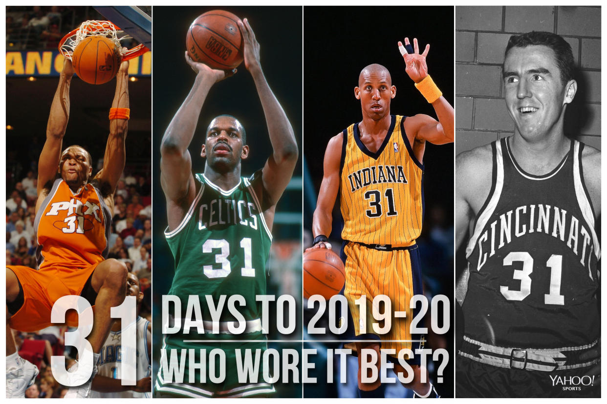 Which NBA player wore No. 31 best?