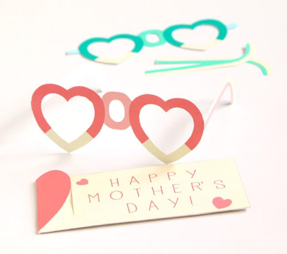 glasses mothers day card (A Piece of Rainbow)