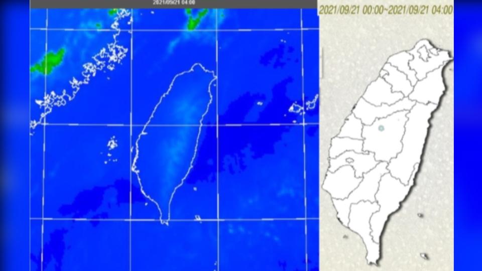 今（22）日受太平洋高壓影響全台天氣炎熱。（圖／中央氣象局）