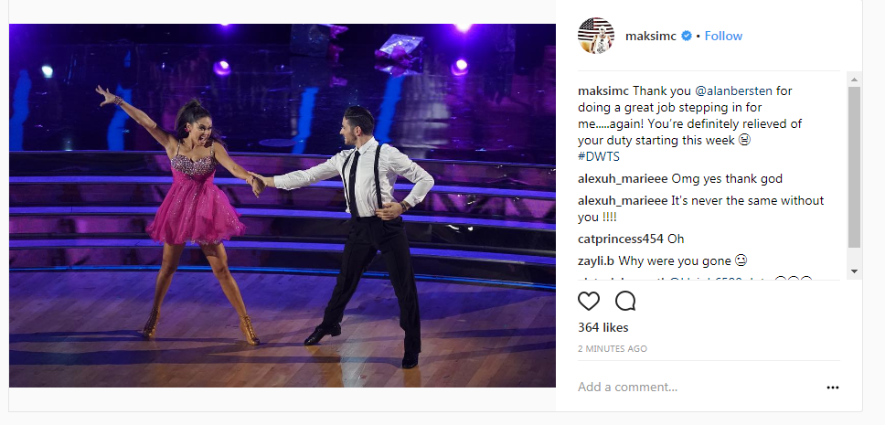 Maksim Chmerkovskiy Instagram